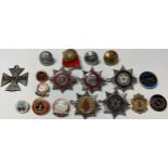 Buttons, badges and metal ephemera: Iron Great War ant-German cross patée with loop, marked ‘