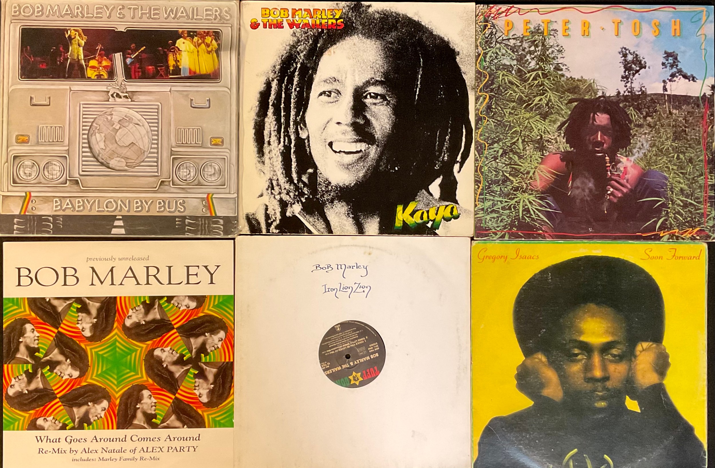 Vinyl Records – LP’s and 12" Singles including Bob Marley & The Wailers - Babylon By Bus - 300152;