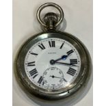 A Selex Railway pocket watch, inscribed L.N.E.R. to verso