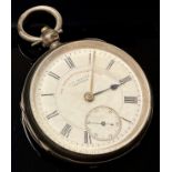 A silver Express English lever pocket watch, Chester 1901