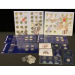 Coins - a Royal Mint The Great British Coin Hunt album, UK £1 album, nearly complete, with sealed