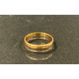 A 22ct gold webbing band, size M, 2.3g
