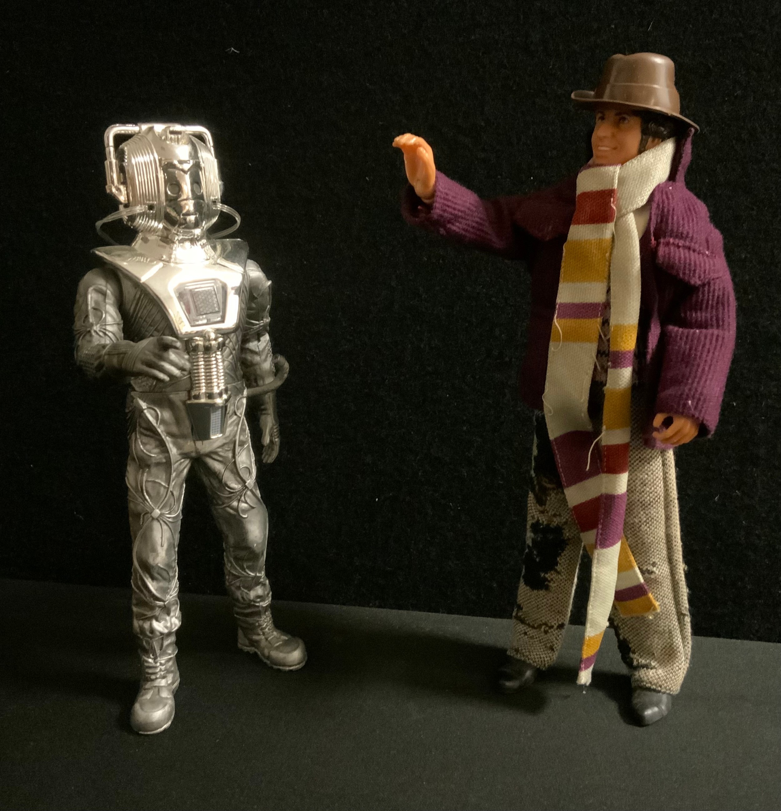 Toys- Doctor Who model, made by Denys fisher; a Cyberman