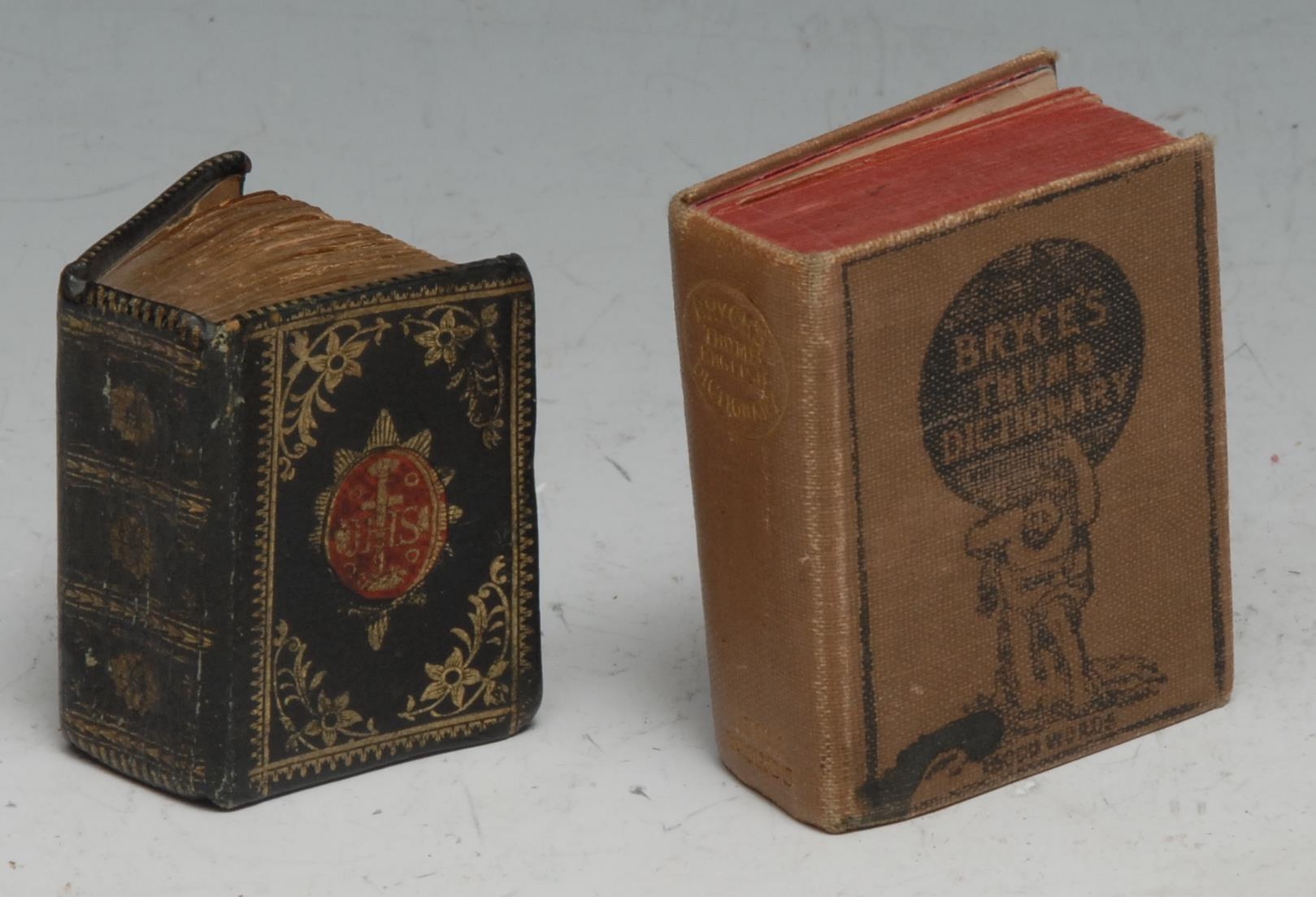 A George III miniature Bible, The Bible in Miniature, or a Concise History of the Old and New