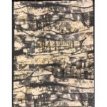 Textiles - William Gear (Scottish 1915 - 1997) for Horrockses, a fabric panel, Idiom, 222cm x