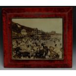 Photography - Victorian Leisure and Holiday Making - a 19th century photograph, the beach at