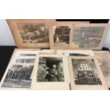 Social History, Photography, Local Interest, Nottinghamshire - a collection of large format