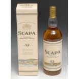 Scapa Single Orkney Malt Scotch Whisky, Aged 12 Years, 1l, 40%, labels good, level within neck, seal