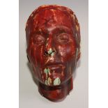 The Macabre - a plaster death mask, 25cm long