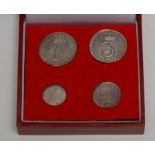 Coins - Maundy Money - a composed George III set, 1772, comprising four pence, three pence, two