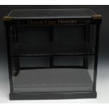 Advertising - a tobacconist's shop counter promotional display cabinet, Havana Cigar Humidor, for