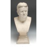 British Legal History - J Nelson, after, a plaster library bust, of Samuel Pope QC (1826 - 1901),