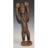 Decorative Tribal Art and the Eclectic Interior - a Dogon Tellem altar figure, typically posed