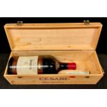 A bottle of Cesari Amarone, 1988, 3l, presentation crate
