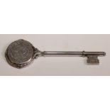 Copoclephily - a George VI silver presentation key, 1914 - 1918 & 1939 - 1945 Church Hill Memorial