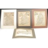 Thomas Kitchin, A New Map of Sussex, hand coloured, 20.5cm x 26.5cm; A Modern Map of