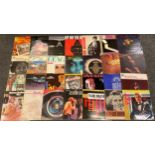 Vinyl LP records, approximately 50 in total inc, The Human League, The Who, Grateful Dead, Abba, Joe