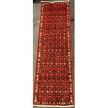 A Malayer Runner carpet, 265cm x 83cm.