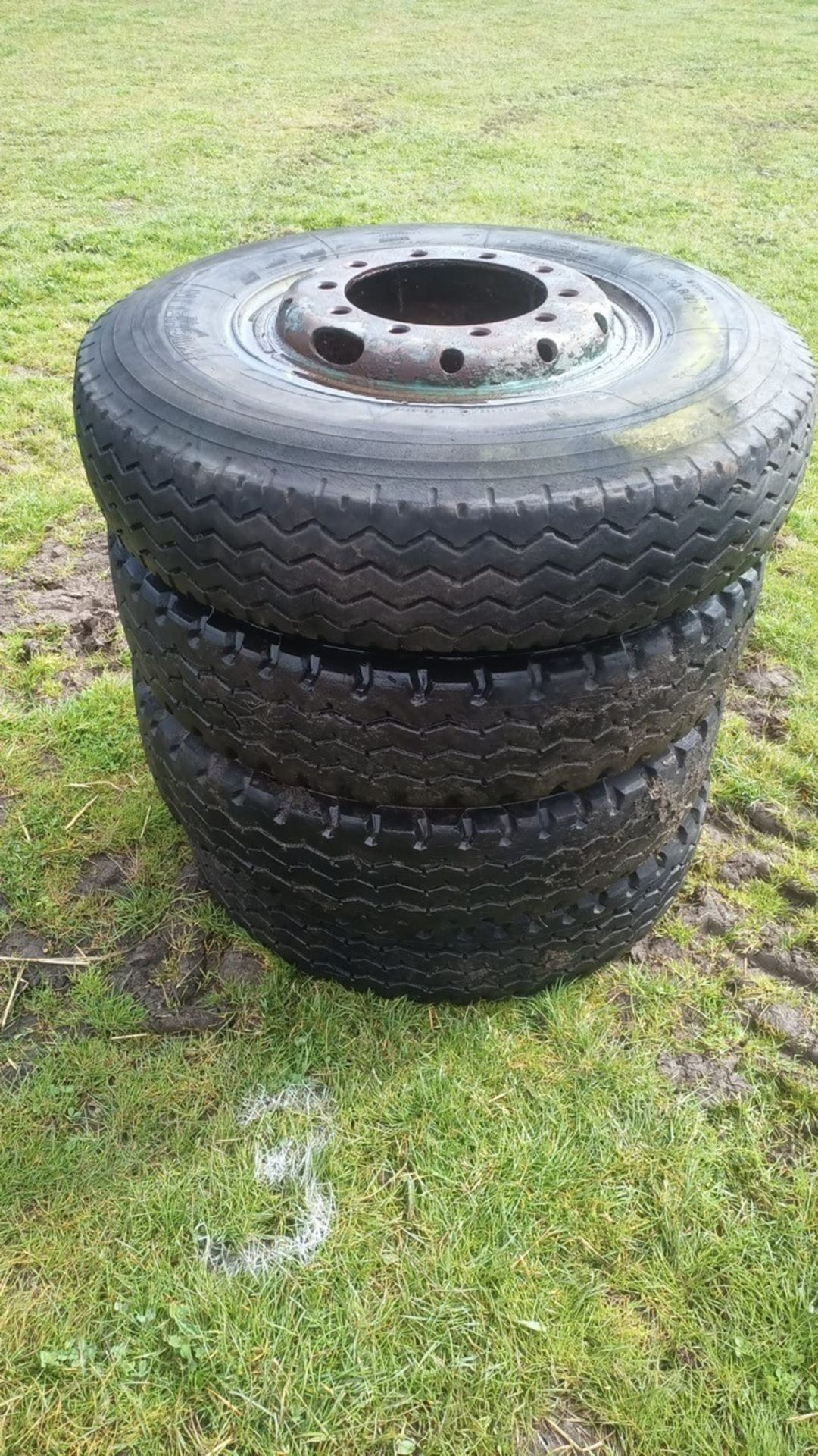 set of Commercial Vehicle Tyres