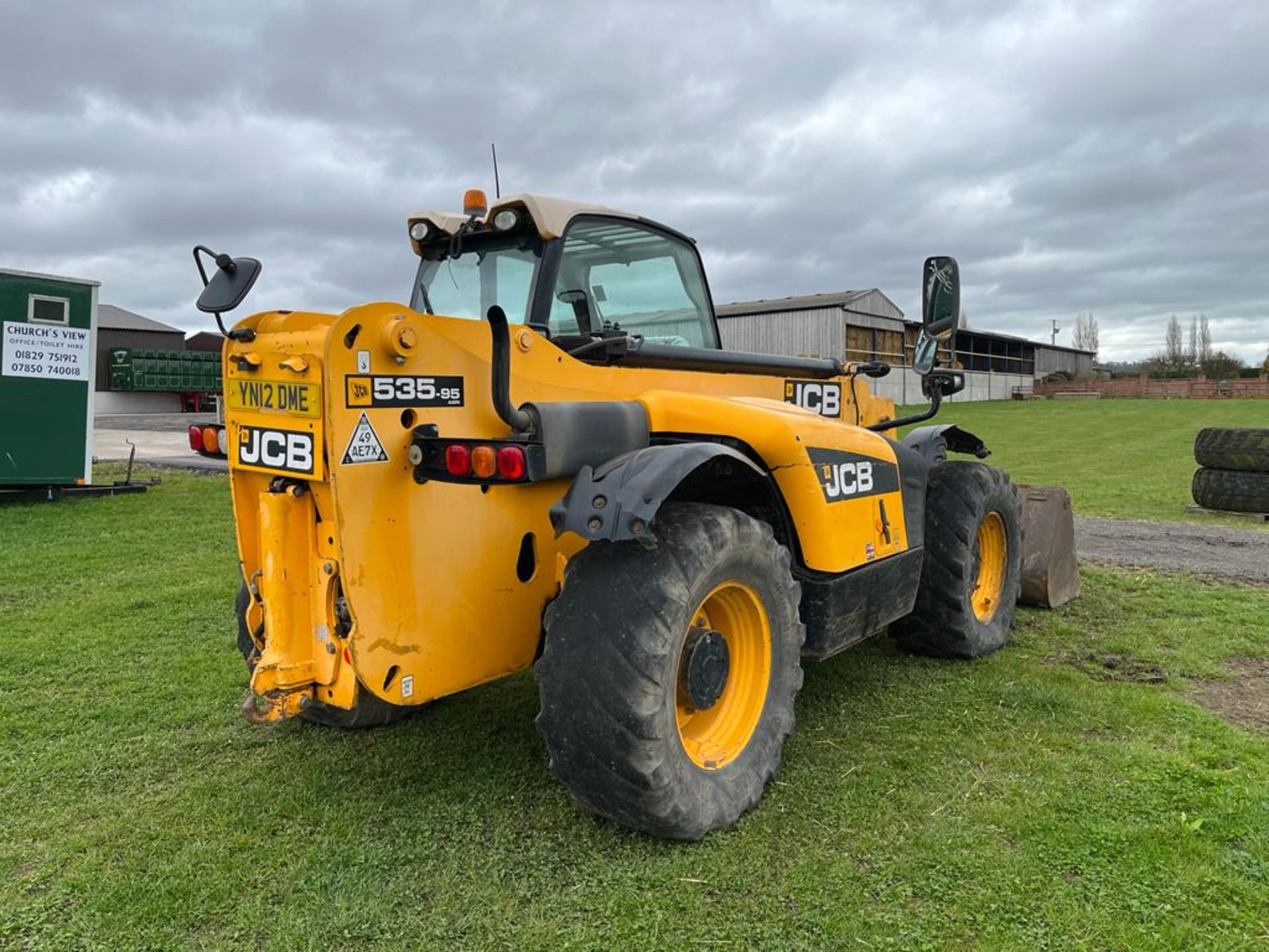 2012 JCB 535-95 Telehandler, 8400 hours, bucket & fork - Image 4 of 6