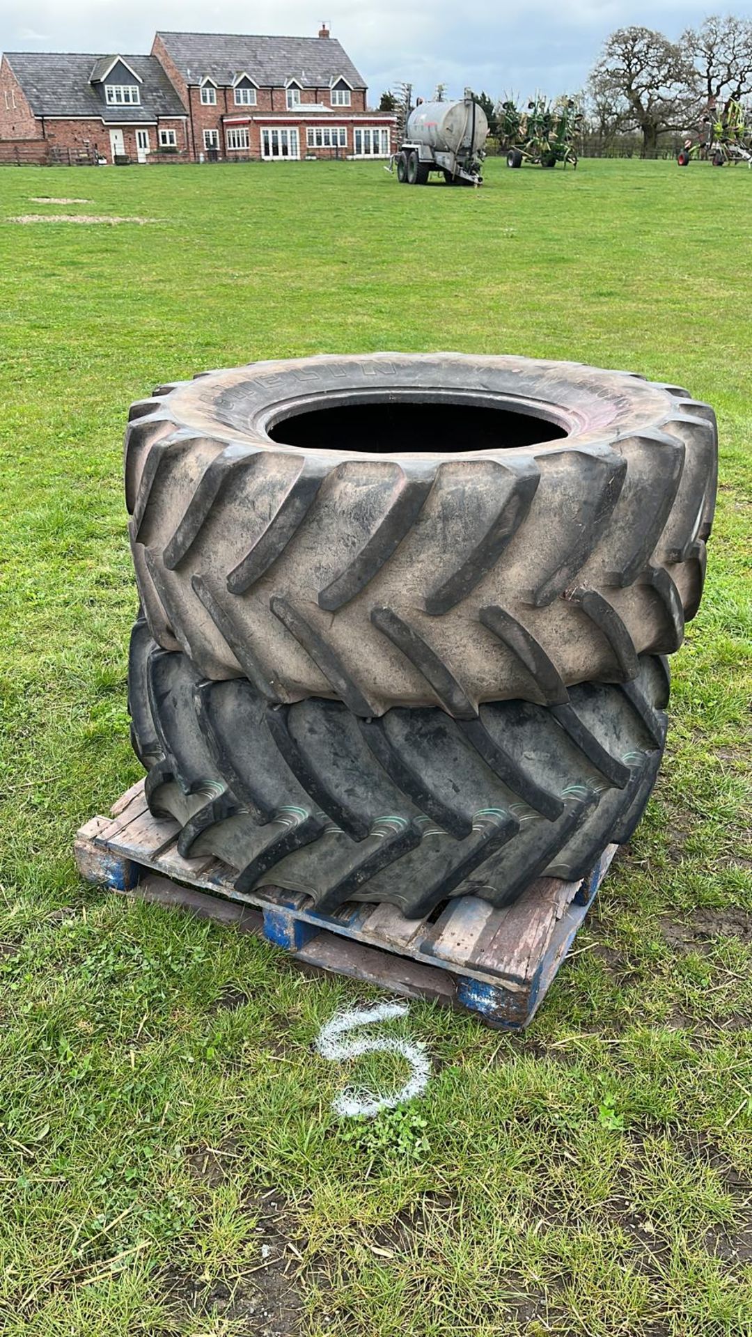 2 x Tractor Tyres