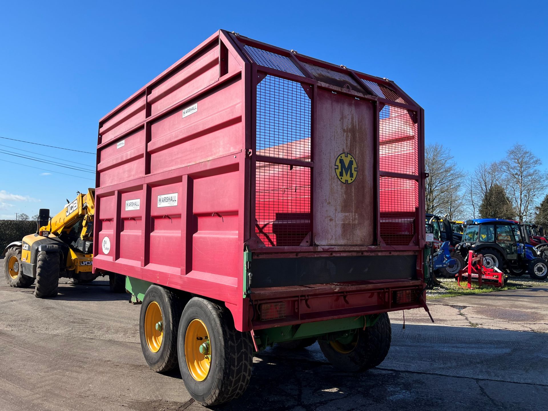 2005 Marshall QM 11 Tonne Silage Trailer, c/w Grain Door, Super Single Tyres - Image 3 of 5