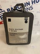 Duck Feather & Down Natural 13.5 Tog Duvet, Double RRP £49.50