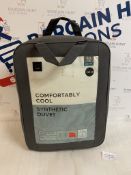 Comfortably Cool Synthetic 6.0 Tog Duvet, King Size RRP £49.50