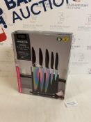 Stainless Steel 5 Piece Knife Set with Stand