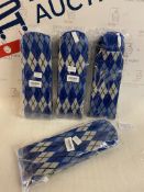 Long Wearable Hot Water Bottle with Cover and Strap, Set of 4