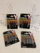 Duracell Rechargeable Batteries, 4 Packs of 4