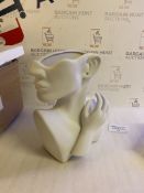 Maygone Ceramic Face Pot Home Table Decoration
