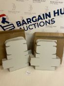 White Cardboard Shipping Boxes, set of 50