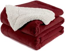 Life Collection Fleece Throw Blanket Thick Lamb Wool Super Soft RRP £37.99 200X220cm
