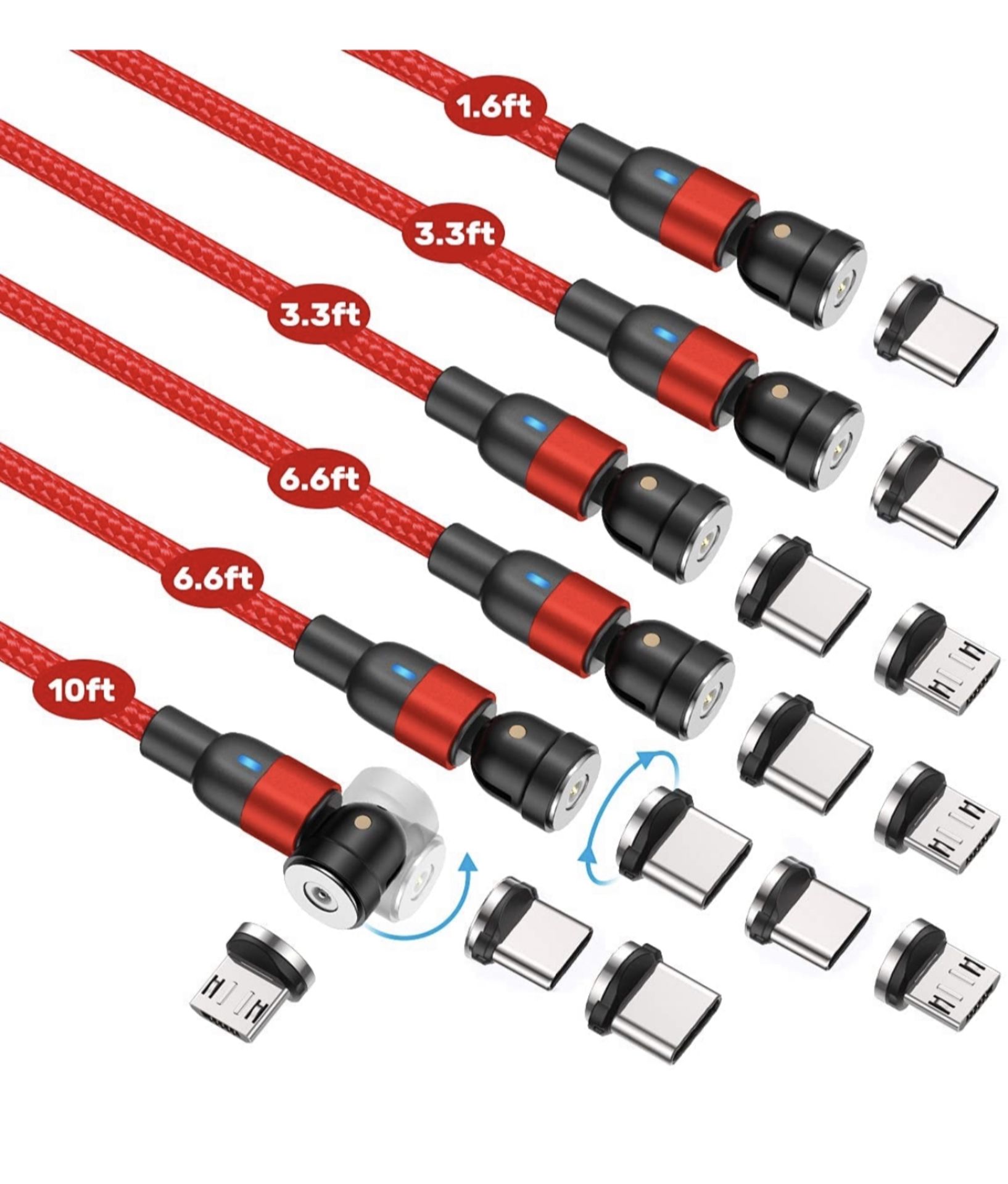 Magnetic Charging Cable 6 pack RRP £26.99