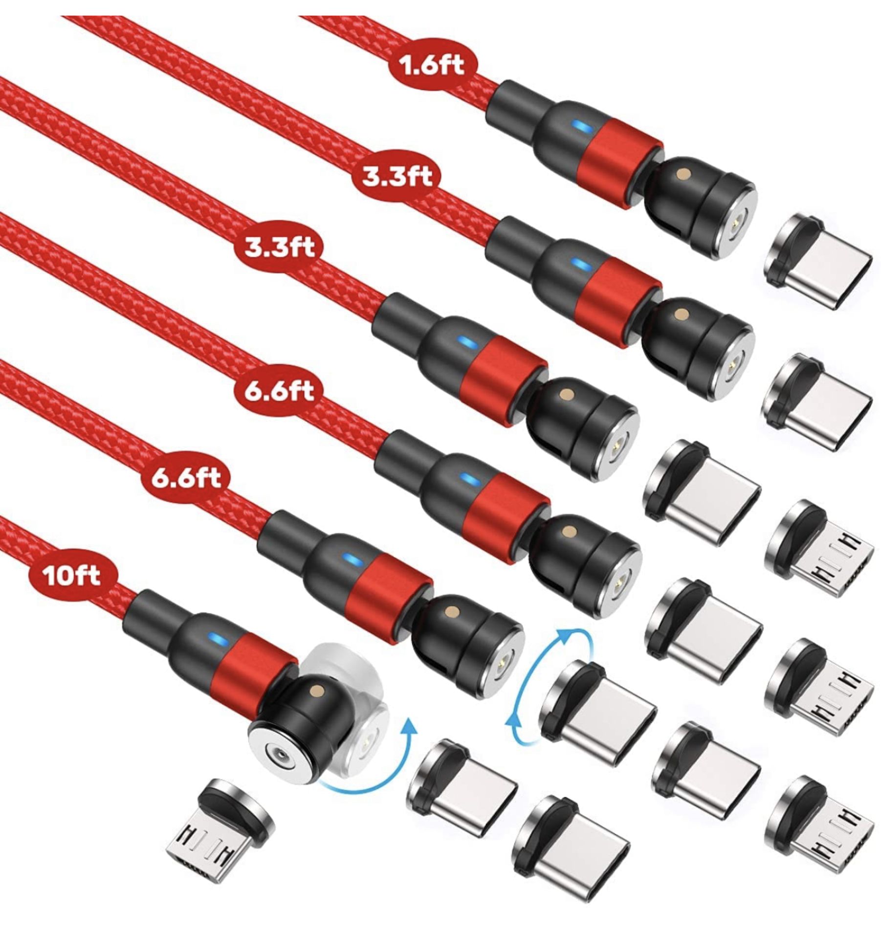 Magnetic Charging Cable 6 pack RRP £26.99