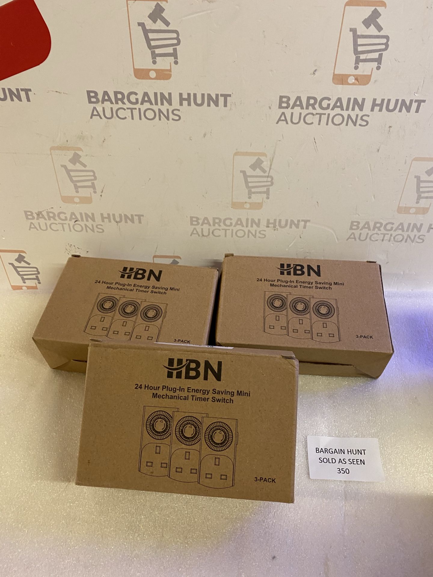 HBN 24h Plug-In Compact Timer Plug Socket, set of 3 Total RRP £45