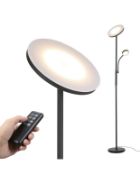 TomShine Sky LED Uplighter Touching and Reading Floor Lamp with Remote Control RRP £79.99