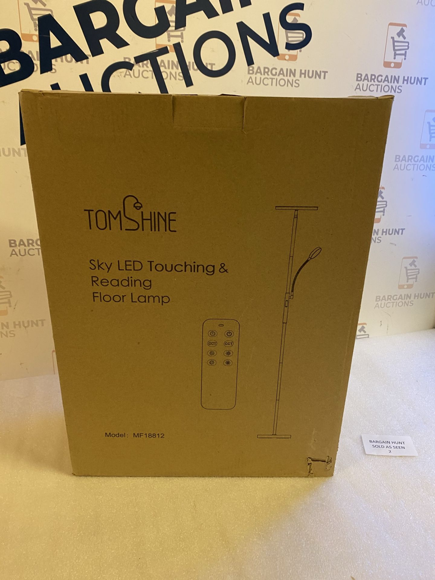 TomShine Sky LED Uplighter Touching and Reading Floor Lamp with Remote Control RRP £79.99 - Image 2 of 2