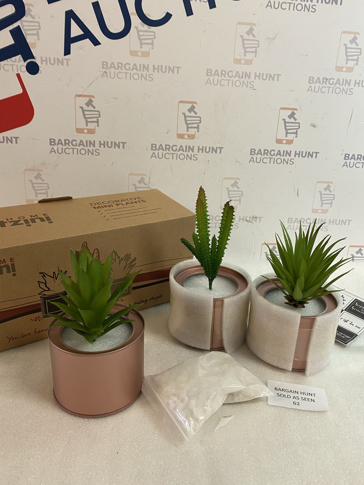 Kitzini Artificial Succulents Set of 3 Décor Plants