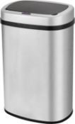 display4top Stainless Steel Automatic Touchless Kitchen Bathroom Sensor Bin RRP £54.99