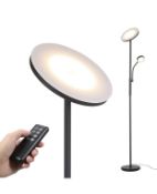 TomShine Sky LED Uplighter Touching and Reading Floor Lamp with Remote Control RRP £79.99