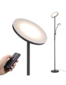 TomShine Sky LED Uplighter Touching and Reading Floor Lamp with Remote Control RRP £79.99