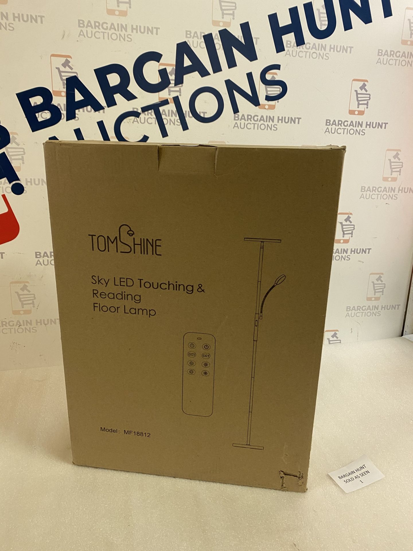 TomShine Sky LED Uplighter Touching and Reading Floor Lamp with Remote Control RRP £79.99 - Image 2 of 2