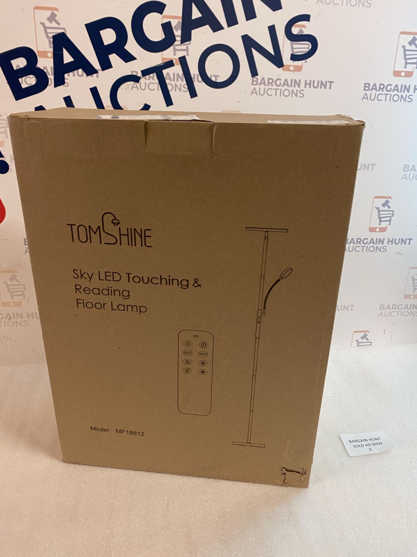 TomShine Sky LED Uplighter Touching and Reading Floor Lamp with Remote Control RRP £79.99 - Image 2 of 2