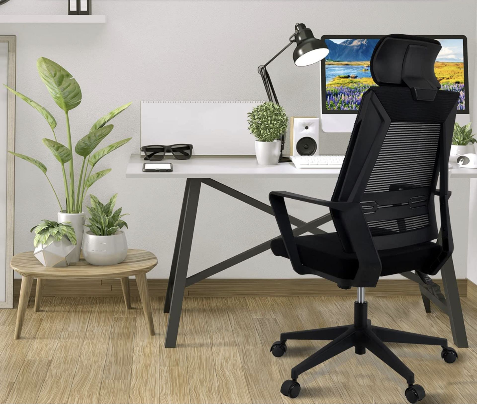 KLIM K300 Office Chair, Ergonomic with back support and headrest, Soft Cushions RRP £115.99