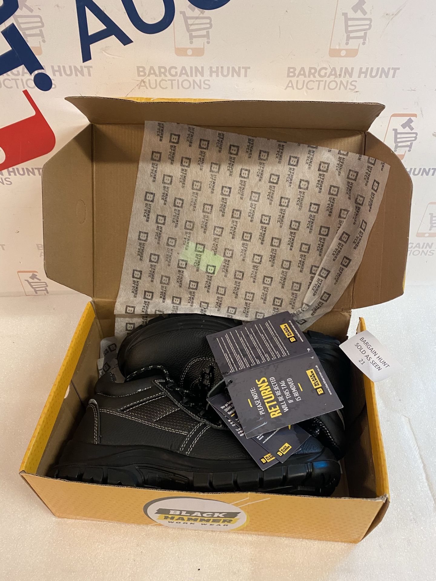 Back Hammer Waterproof Leather Safety Boots UK 9