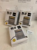 Set of 3 Marshall MS-2 Classic Electric Guitar Micro Mini Amp RRP £25.99 Each