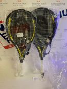 HEAD Titanium T1000 Tennis Racket, 2 Rackets RRP £59.99
