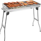 GRANDMA SHARK BBQ Grill, Stainless Steel Barbecue Grill
